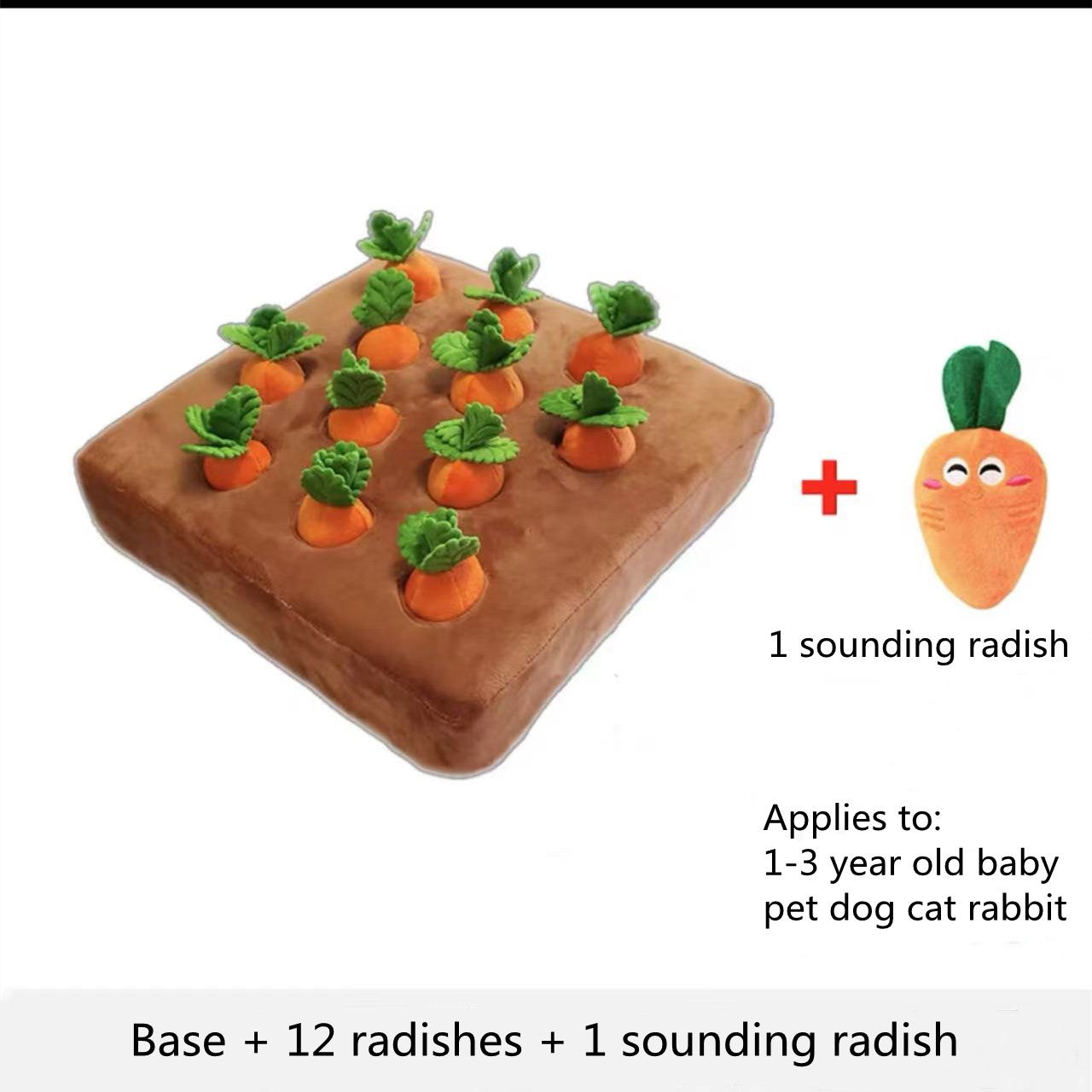 Dog Toys Carrot